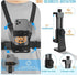 KINGKI Mobile Phone Chest Mount Harness Strap Holder Cell Phone Clip Action Camera POV for Samsung iPhone Plus etc......