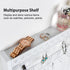 JackCubeDesign - Wood Wall Mount Jewelry Organizer with Metal Hooks for Necklaces, Ring, Earrings (White Wood) - MK460C...