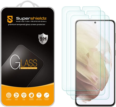 (3 Pack) Supershieldz Designed for Samsung Galaxy S21 FE 5G Tempered Glass Screen Protector, Anti Scratch, Bubble Free......