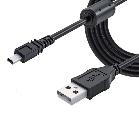 Replaceable USB Data Sync 8-pin Camera Cable Compatible with Sony Digital Camera Cybershot Cyber-Shot DSCH300 DSCW800 DSCW830 DSC-W370 (1.5m)...