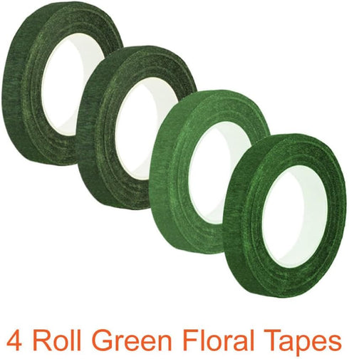 Paxcoo Floral Tape and Floral Wire Arrangement Tools Kit with Wire Cutter 26 Gauge Stem Wire and 22 Gauge Paddle Wire for Bouquet Stem Wrap Floris...