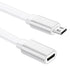 Sumind 4 Pcs Micro USB Extension Cable 10 ft/ 3 Meters, Micro USB Power Extension, Micro USB Female to USB Male Compatible with Wireless Security ...