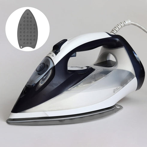 Silicone Iron Rest Pad, Multipurpose Iron Hot Resistant Mat Iron Rest Plate for Ironing Board Hot Heat Resistant Steam Compact Mat, Grey...