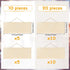 10 Pcs Unfinished Hanging Wood Sign 9. 8 x 3. 9 Inch Blank Wooden Signs Rectangle Plaque Wooden Slices Banners with Ropes for Painting Writing DIY...