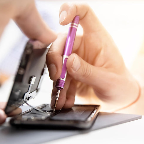 Precision Phillips Screwdriver 1.2mm Magnetic Cross Head Mini Pen Style Screw Driver with Non-slip Handle for Eyeglasses Watch Laptop Electronic, ...