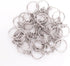 Paxcoo 100Pcs Keychain Rings with Chain and 100 Pcs Screw Eye Pins Bulk for Crafts...