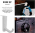2 Pack Headphone Stand Hook Headset Holder Hanger Stick-on Support for Computer Over Ear Earphone PC Monitor Screen Edge Desk Top Wall Gaming Stor...