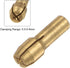 15pcs Brass Collet 0.5mm Brass Drill Chucks Mini Electric Grinder Quick Change Drill Chuck Bit Sets for Rotary Tools, 4.3mm Shank Diameter...