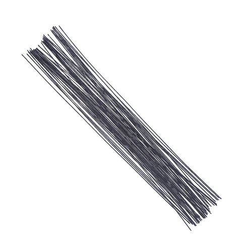 Decora 18 Gauge Black Floral Wire 16 inch,50/Package...