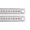 2Pcs Stainless Steel Ruler 20cm/8" Length x 1/36" Thick x 1" Wide Inch and Metric Straight Edge Measuring Tools for Woodworking Painting Craft, Si...