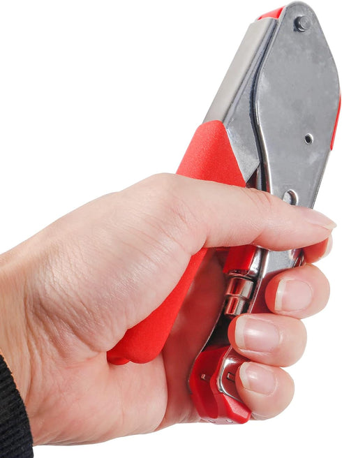 Coax Cable Crimper Kit Tool for RG6 RG59 Coaxial Compression Tool Fitting Wire Stripper with 20pcs F Compression Connectors...