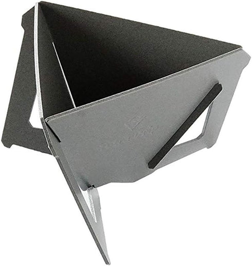 Munieq Tetra Portable Coffee Drip, Stores Flat, 3.5 Cups, Gray, Plastic Style...