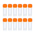 PATIKIL 5mL Plastic Test Tubes, 12 Pack Frozen Container Storage Screw Cap for Lab Laboratory Science, Clear...