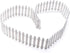 AUEAR, 35 Inch Long Mini Fairy Garden Fence Wood Ornament Wooden Decorative Picket Fence for DIY Crafts Project (White, 2-Pack)...