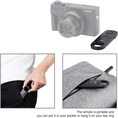 JJC Wireless Bluetooth Remote Control Replace Canon BR-E1 for Canon EOS R100 R50 R10 R8 R7 R6 Mark II R6 R5 M50 M6 Mark II M200 6D Mark II Reble T...