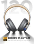Picun B8 Bluetooth Headphones, 120H Playtime Headphones Wireless Bluetooth with 3 EQ Modes, Low Latency, Hands-Free Calls, Over Ear Headphones for...