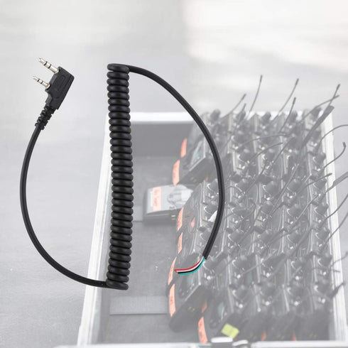 Walkie Talkie Speaker Cable, Speaker Mic Walkie Talkie Speaker Cable for Baofeng UV5R....