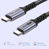 1FT USB 4 Cable 2 Packs, 240W USB C to USB C Cable, 40Gbps High Speed Data Transfer and Single 8K or Dual 4K Display Video Output Compatible with ...