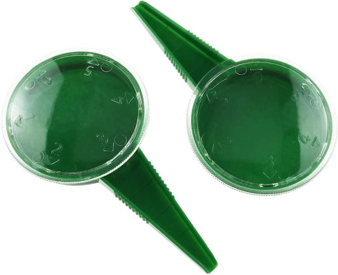 E-outstanding 2PCS Seed Dispenser Garden Plant Adjustable Seeder Sower Planter Hand Seeder Tool Green...