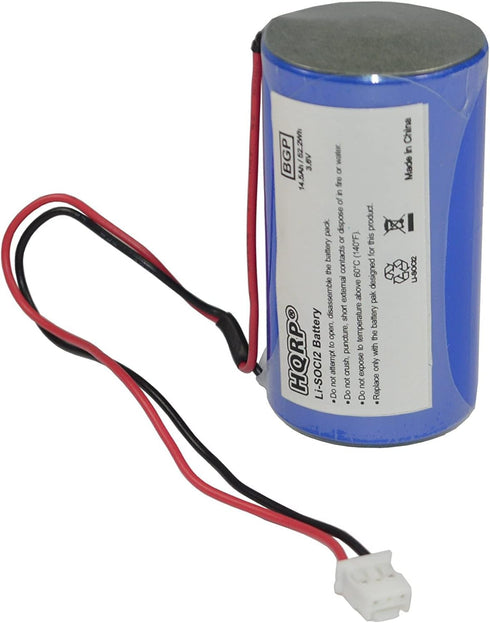 HQRP 3.6V Lithium Thionyl Chloride D-Size Battery Compatible with DSC ER34615M-T1 WT4911 WT4911B WT8911 ALEXOR Wireless Outdoor Siren WT4911BATT A...