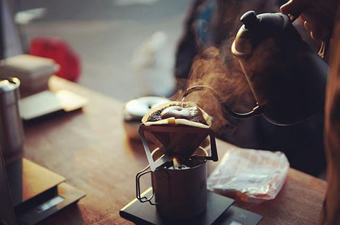 Munieq Tetra Portable Coffee Drip, Stores Flat, 3.5 Cups, Gray, Plastic Style...