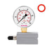 0-100psi/kpa Gas Test Pressure Gauge, 2" Dial Size, 3/4" FNPT Connection, Chrome Plated Steel Body Assembly, 3-2-3% Accuracy…...