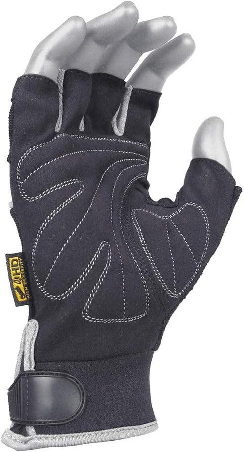 DEWALT DPG230 Synthetic Leather Technician's Fingerless Glove - Size M...
