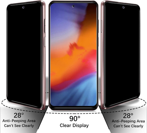 HPTech (2 Pack) Privacy Screen Protector for Motorola Moto G Stylus 5G 2023 Anti Spy Tempered Glass, Bubble Free, Case Friendly...