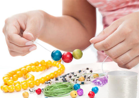 Paxcoo 1.2mm Elastic Stretch String Cord for Jewelry Making Bracelet Beading Thread...