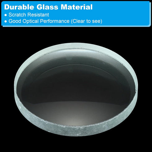 PATIKIL 6" (150mm) Focal Length Double Concave Lens, 3 Pack 50mm Diameter 6mm Height Glass Optically Polished Round Edges Lens for Physics Experim...