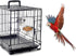 2 Pack Stainless Steel Bird Bowls for Cage Parrot Food Water Bowl Bird Feeding Dish Cups Parrot Food Water Feeder Pet Hanging Bowl Crate Coop Cups...