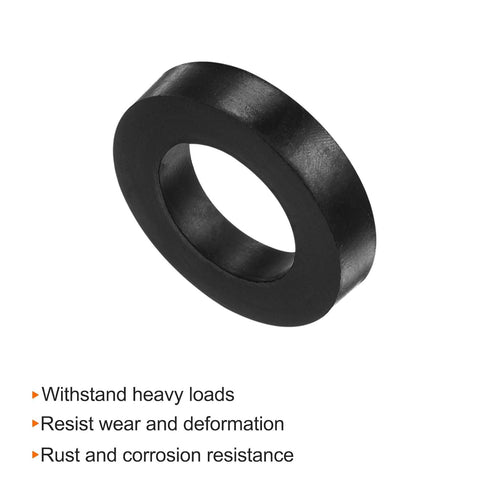 8pcs Rubber Spacer 2 Inch OD 1 Inch ID 0.4 Inch Thick Neoprene Round Anti Vibration Isolation Pads Isolator Rubber Washers Bushings for Home Cars ...