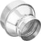 PATIKIL 6 Inch to 4 Inch Duct Reducer, Galvanized Steel Air Ducting Pipe Vent Hose Reducer Increaser Round Dryer Ventilation Coupler for HVAC Duct...
