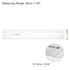 Film Flexible Ruler 8 Inch 0.1mm Scale PET Plastic Covered Folding Straight Ruler Calibration Soft Ruler Measuring Tool for Factory, Transparent...