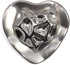 20 pcs Electroplate Heart Shape Metal Shank Sewing Coat Buttons -21mm -7/8"...