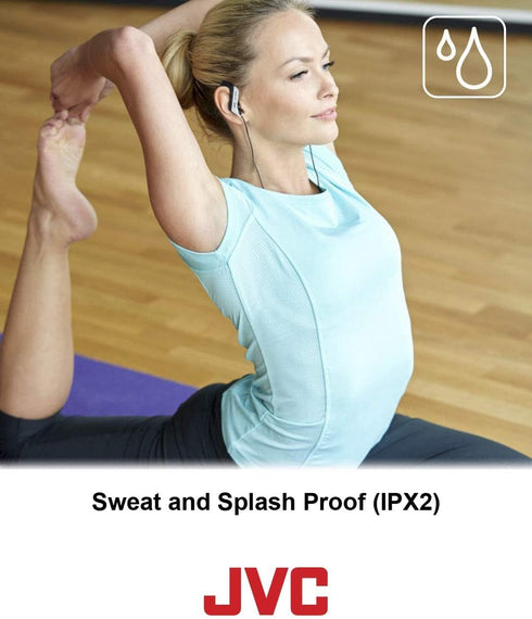 JVC HAEB75P Sports Clip Headphone, Pink...