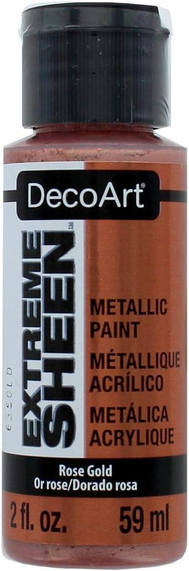 DecoArt 2 Ounce, Rose Gold Extreme Sheen Paint, 2 oz...