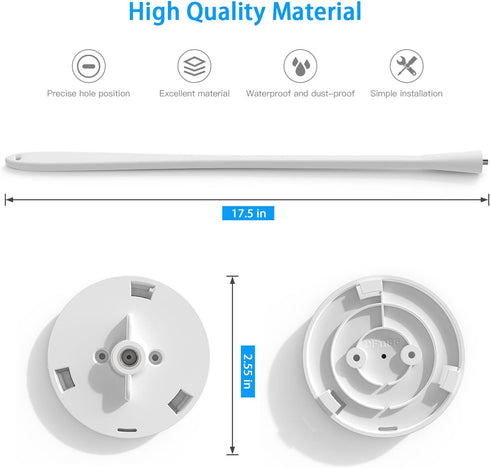 HOLACA Baby Monitor Mount Flexible Twist Stand for Pan-Tilt Mount,with Other 1/4Threaded Hole,Clip Mount Twist Mount...