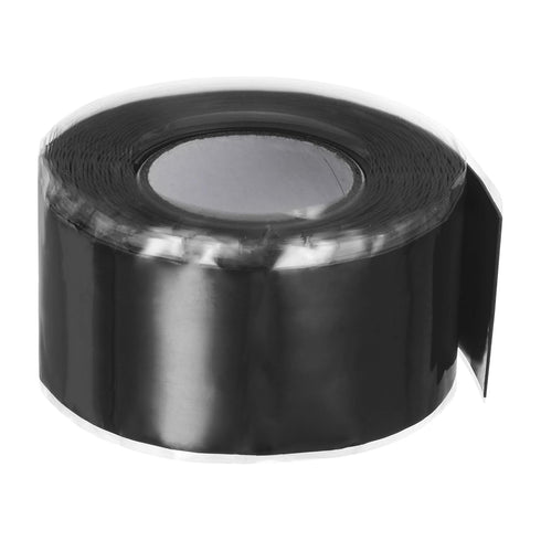 Self Fusing Silicone Tape 1" x 10ft x 0.02" Waterproof Sealing Plumbing Rubber Tape for Water Pipe Hose Leak Silicone Grip Repair Seal, Black...