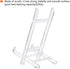 PATIKIL 9" Acrylic Decorative Plate Stand Holder, 2 Pack Table Use Picture Easel Frame Holder for Displaying Photos, Card, Canvases, Clear...