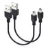 1ft Mini USB Cable 2-Pack, Short USB 2.0 to Mini 5 pin B Charging Cord......