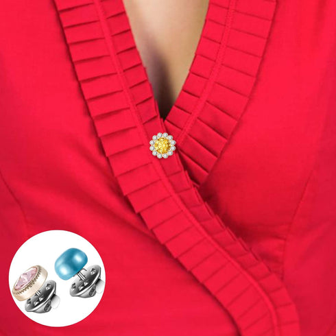 30 Pieces Cover up Button Pins Brooch Pins for Women Safety Cover up Shirt Button Pin Brooch Buttons or Clothing Dress Supplies...