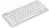 iKKEGOL USB Slim Mini Wired 78 Key Small Super Thin Compact Keyboard for Desktop Laptop PC Win 7 Mac (White)...