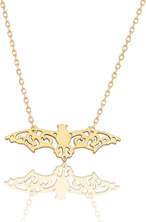 100g (about 30 pieces) Metal Alloy Bat Pendant Charm Mixed Halloween Flittermouse Flying Vampire Connector Charms for Jewelry Making Bracelet Neck...