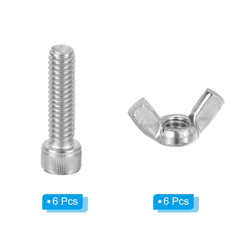 PATIKIL 1" Bat Pins, 6 Sets 304 Stainless Steel Pottery Pins Fits Any Standard Throwing Wheel Head Ceramic Bat, Pottery System Replacement Pins To...