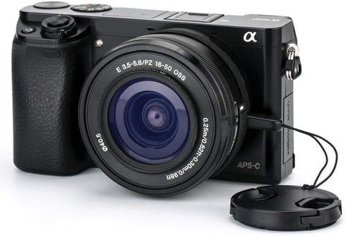 JJC 2-Pack 40.5mm Front Lens Cap Cover with Deluxe Cap Keeper for Sony ZV1F ZV-1F ZV-E10 II ZVE10 A6000 A6100 A6300 A6400 A6500 A6700 A5100 A7C II...