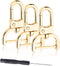 6 Pack 1 Inch Detachable Snap Hook Swivel Clasp, Metal Lobster Claw Clips Clasp with Screwdriver for Replacement Purse Keychain Hardware, Keyring ...