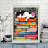 pigpigboss Cat Paint by Numbers Kit for Adult Full Round Drill Diamond Painting Dots Cat Sleeping on Books Diamond Painting Arts Crafts Kit for Be...
