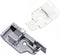 1/4'' (Quarter Inch) Quilting Patchwork Presser Foot with Edge Guide and Clear View 1/4" Presser Foot for All Low Shank Snap-On Singer, Brother, B...