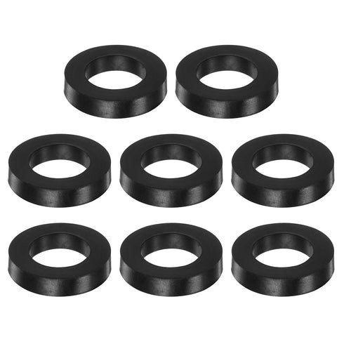 8pcs Rubber Spacer 2 Inch OD 1 Inch ID 0.4 Inch Thick Neoprene Round Anti Vibration Isolation Pads Isolator Rubber Washers Bushings for Home Cars ...